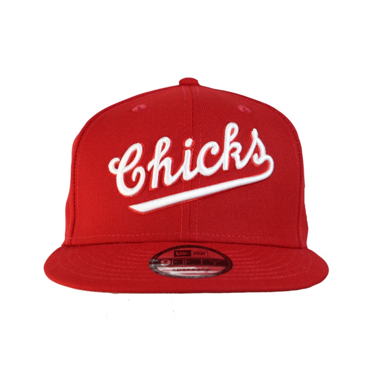 New Era Red Script Chicks Snapback