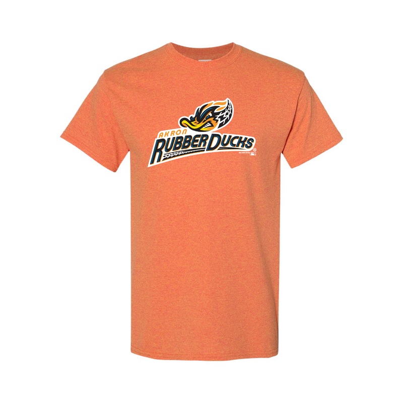 Primary Logo Heather Orange Tee