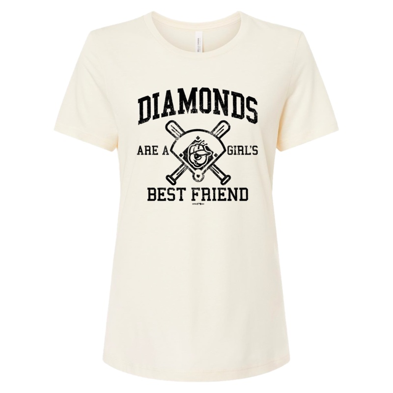 Relaxed Women’s Off-White Diamond Tee