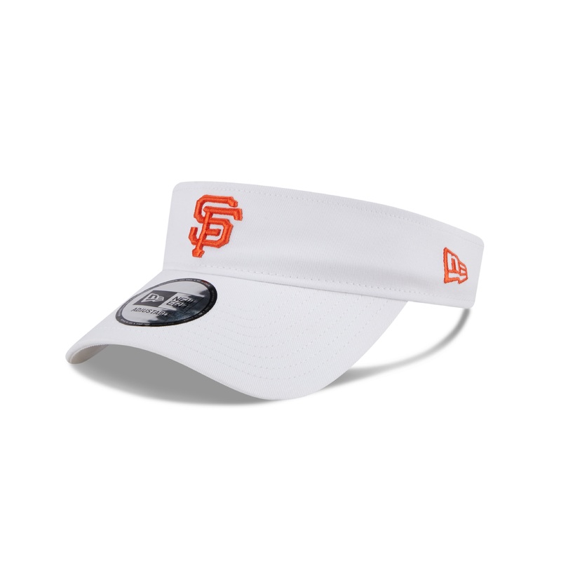 VISOR WHITE SF