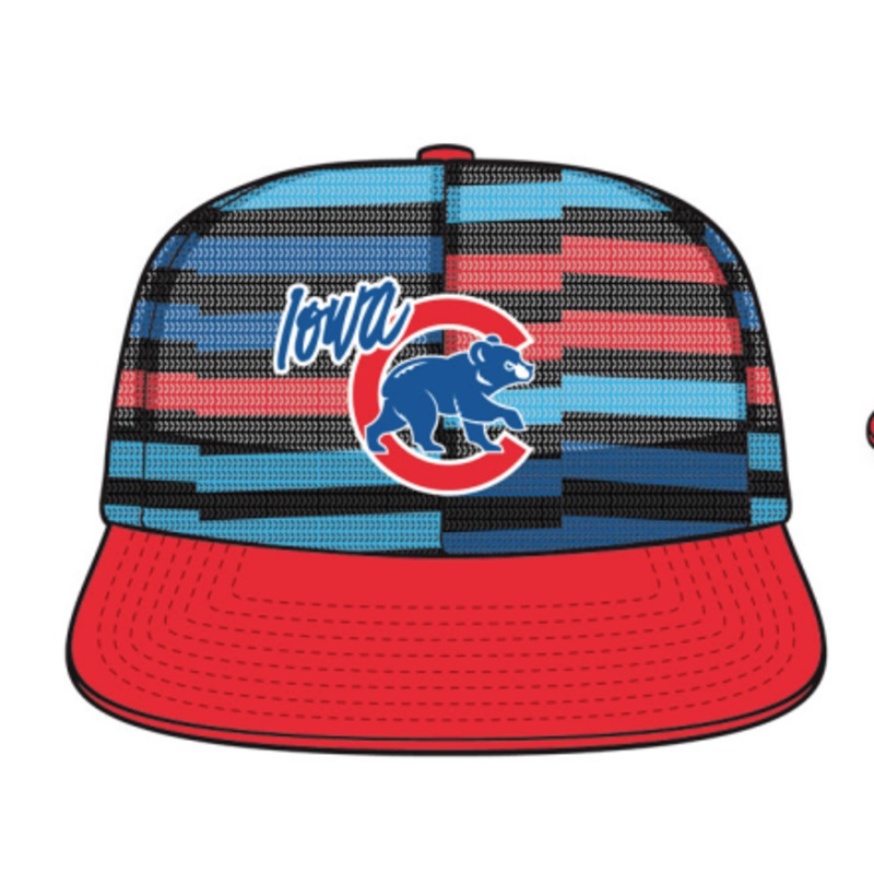Youth Iowa Cubs High Heat Cap, Red