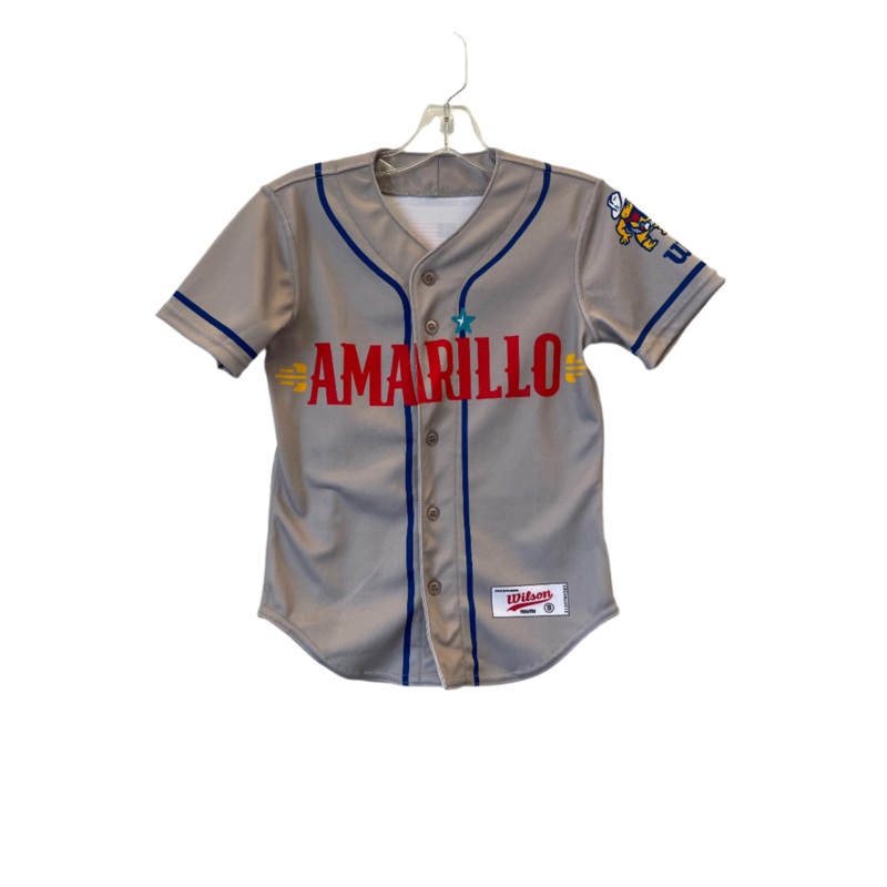Amarillo Sod Poodles YOUTH Grey Sub Jersey