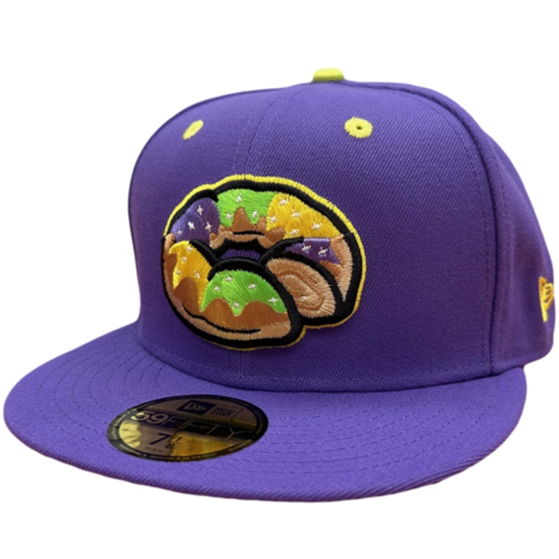 Biloxi King Cakes 59FIFTY Fitted Cap (All Purple)