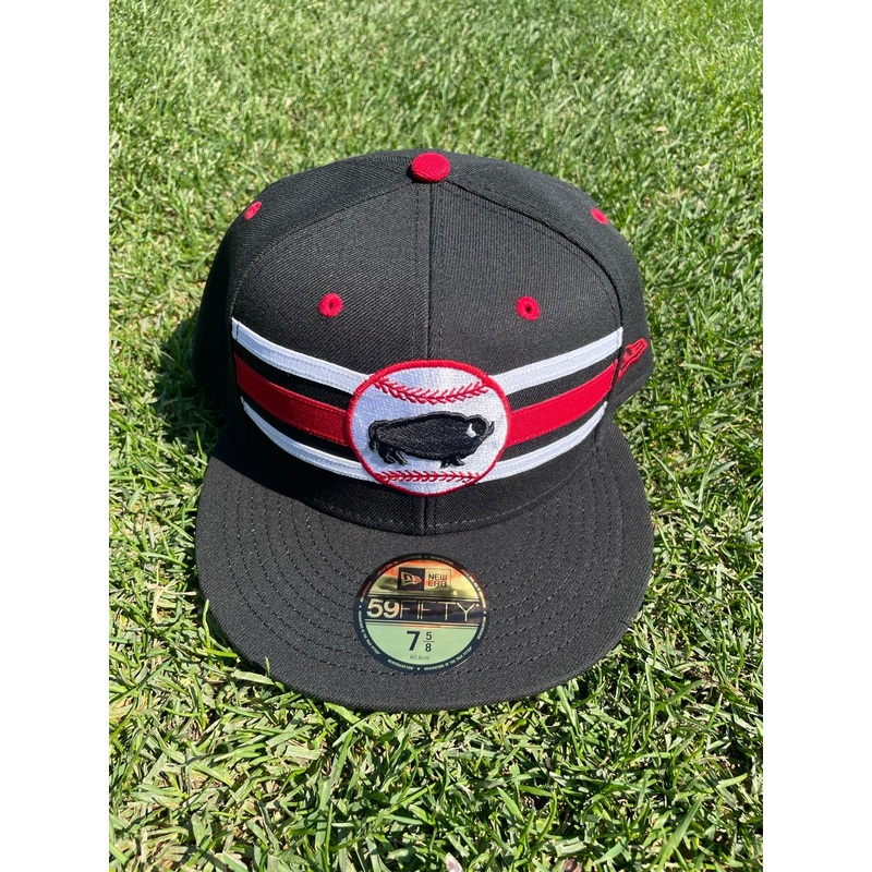 Buffalo Bisons Hockey Black Stripe 5950