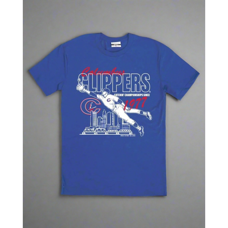 Columbus Clippers Where I’m From Royal Diving Tee