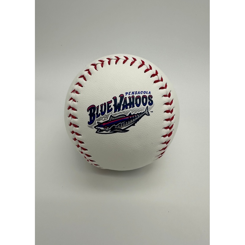 Pensacola Blue Wahoos Primary White Baseball