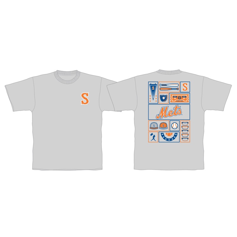 Syracuse Mets Baseballism Ballpark Grid Youth Tee