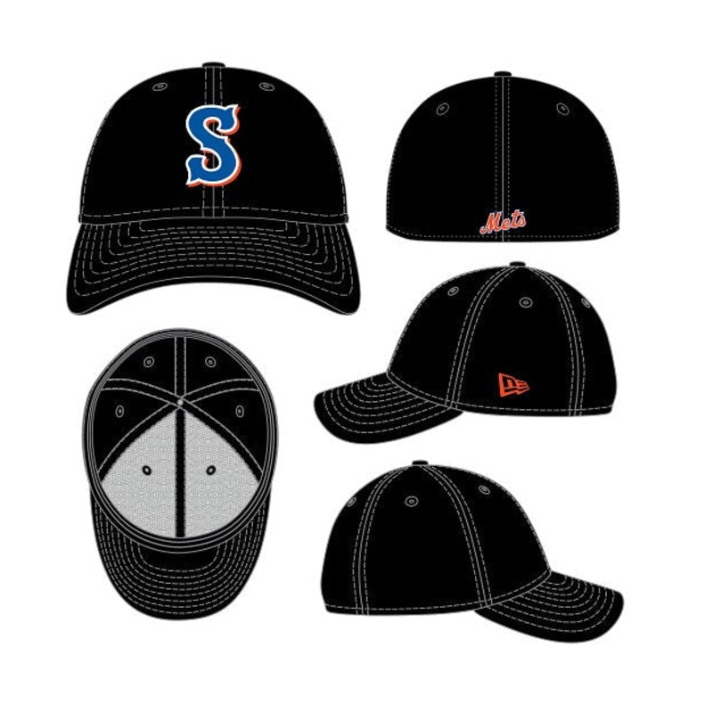 Syracuse Mets New Era 3930 Alt 2 Flex Fit Cap