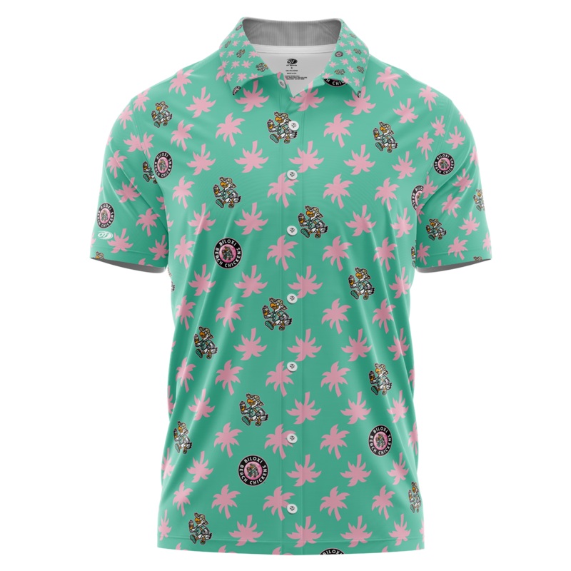 Biloxi Beach Chickens Hawaiian Shirt