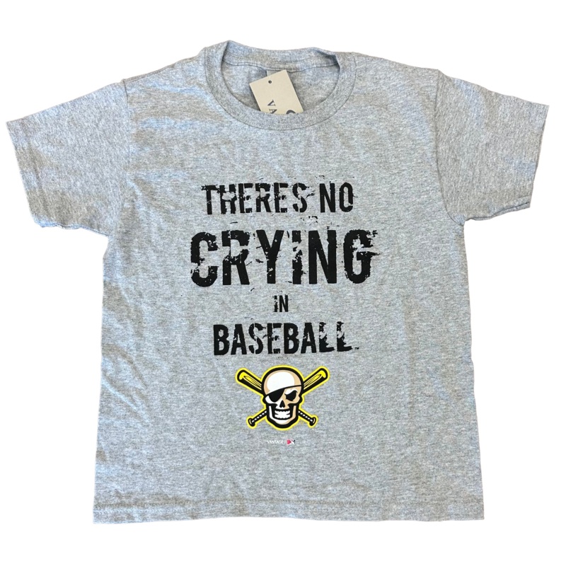 Bradenton Kids No Crying in Baseball Tee
