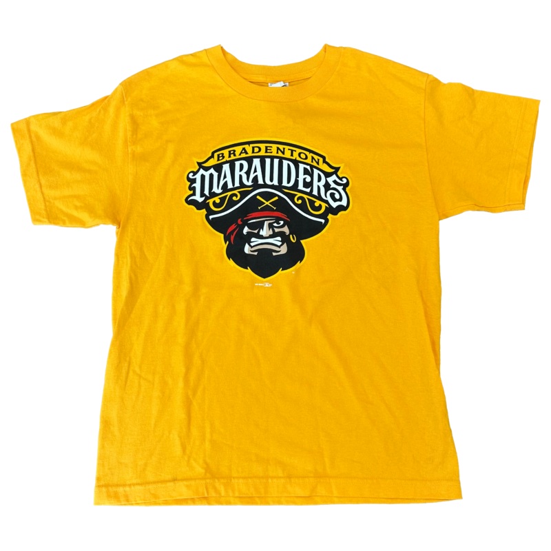 Bradenton Marauders Infant Primary Logo Gold Tee