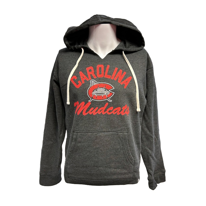 Carolina Mudcats Flint Black Wrapped Up Kennedy Hood Womans