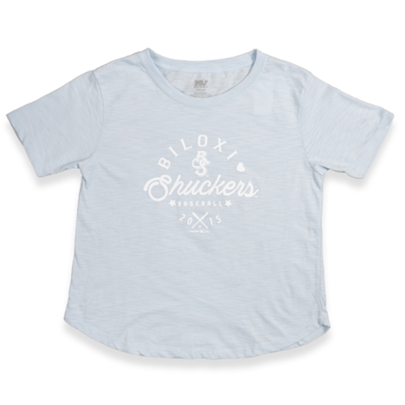 Natalie Slub Relaxed Tee Arctic Blue