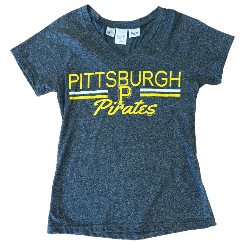 Pittsburgh Pirates Ladies Quest Raglan T Shirt