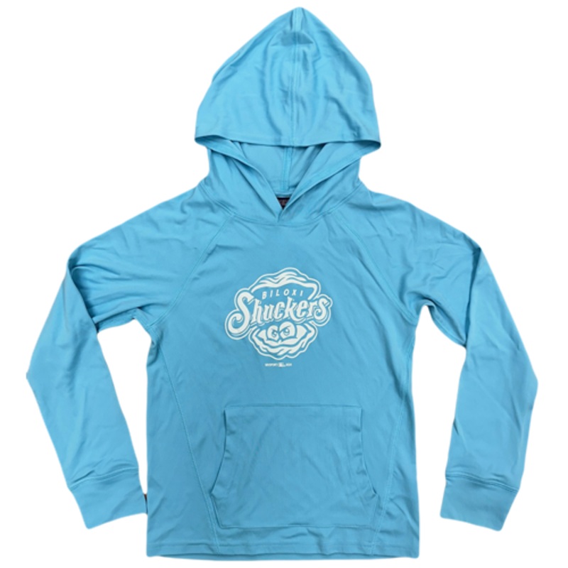 Sunproof Youth Hooded Long Sleeve Shirts