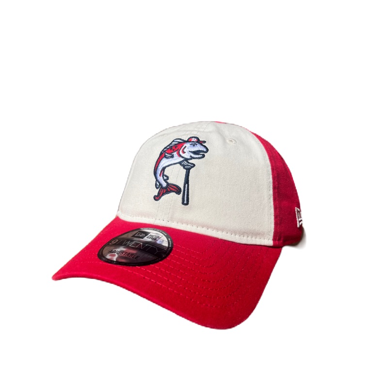 Tacoma Rainiers New Era 9Twenty Red Cream Slammin’ Sam Adjustable Cap