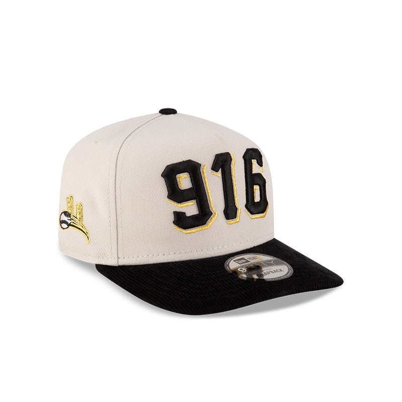 AFRAME 916 CORDUROY SNAPBACK HAT, SACRAMENTO RIVER CATS