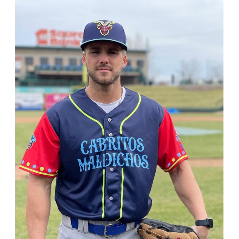 South Bend Cubs Official 2024 Game Worn Cabritos Maldichos Theme Night Jersey