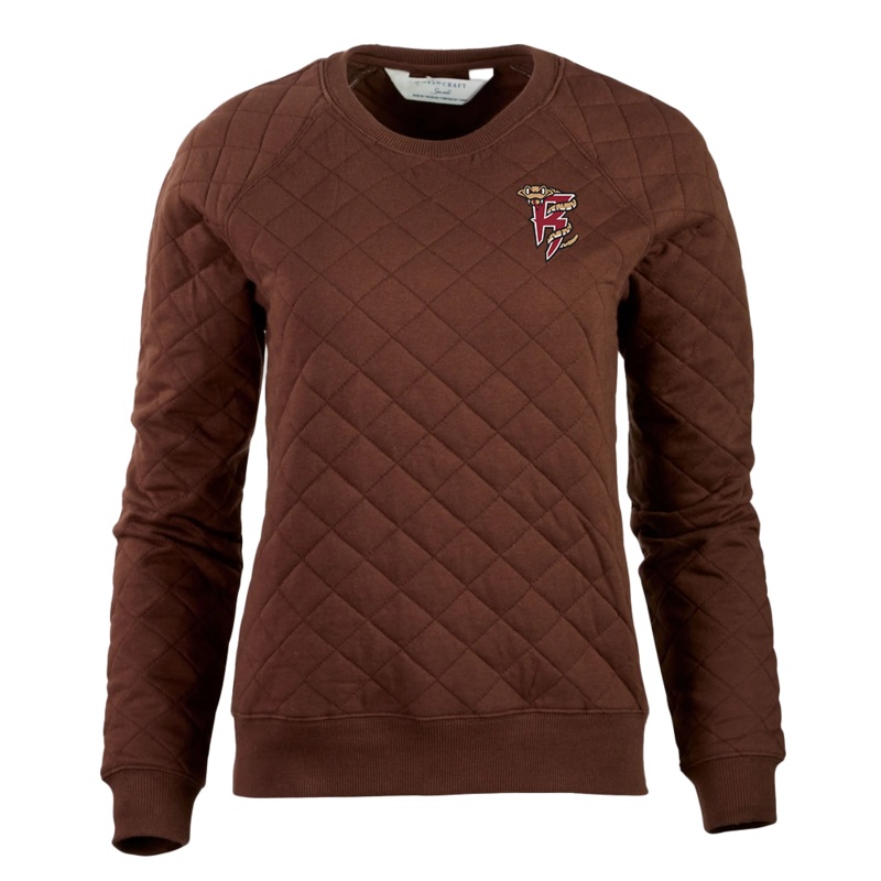 Women’s Quilted Crew