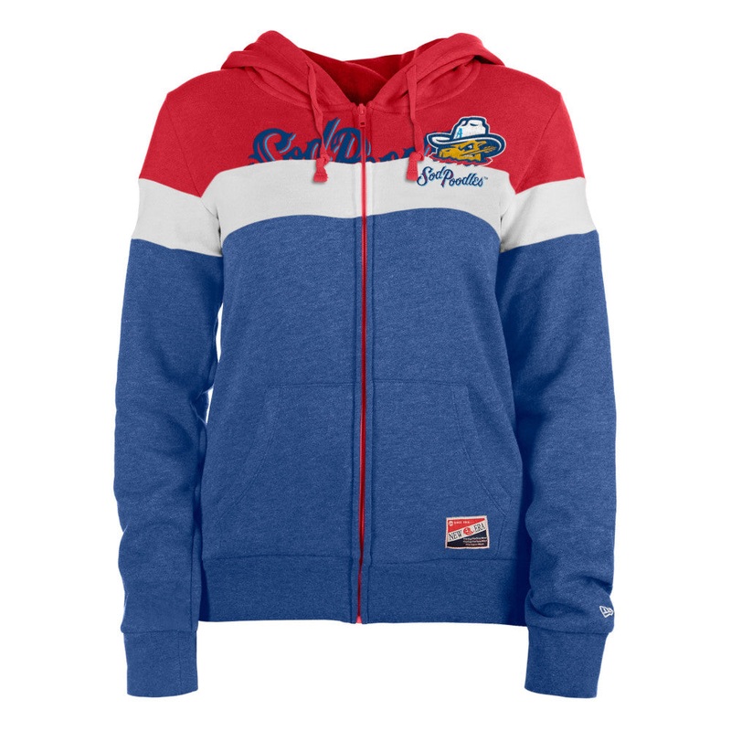 Amarillo Sod Poodles New Era Women’s Throwback Full Zip