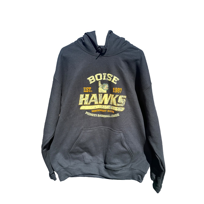 BOISE HAWKS SLATE GREY HOODIE