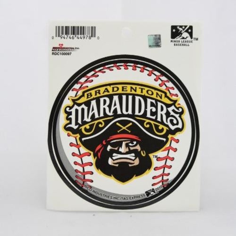 Bradenton Marauders Logo Baseball Decal