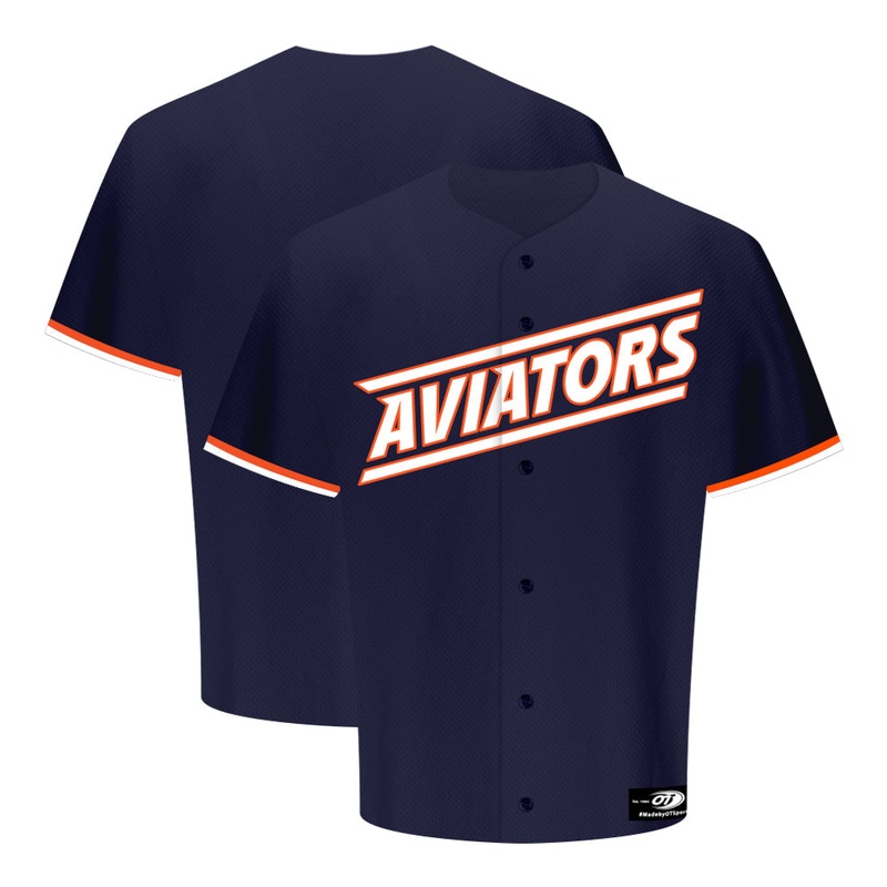 Kids’ OT Sports Alternate Aviators Navy Replica Jersey