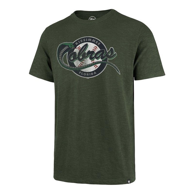 Kissimmee Cobras Hometown Collection ’47 Bottle Green T-shirt