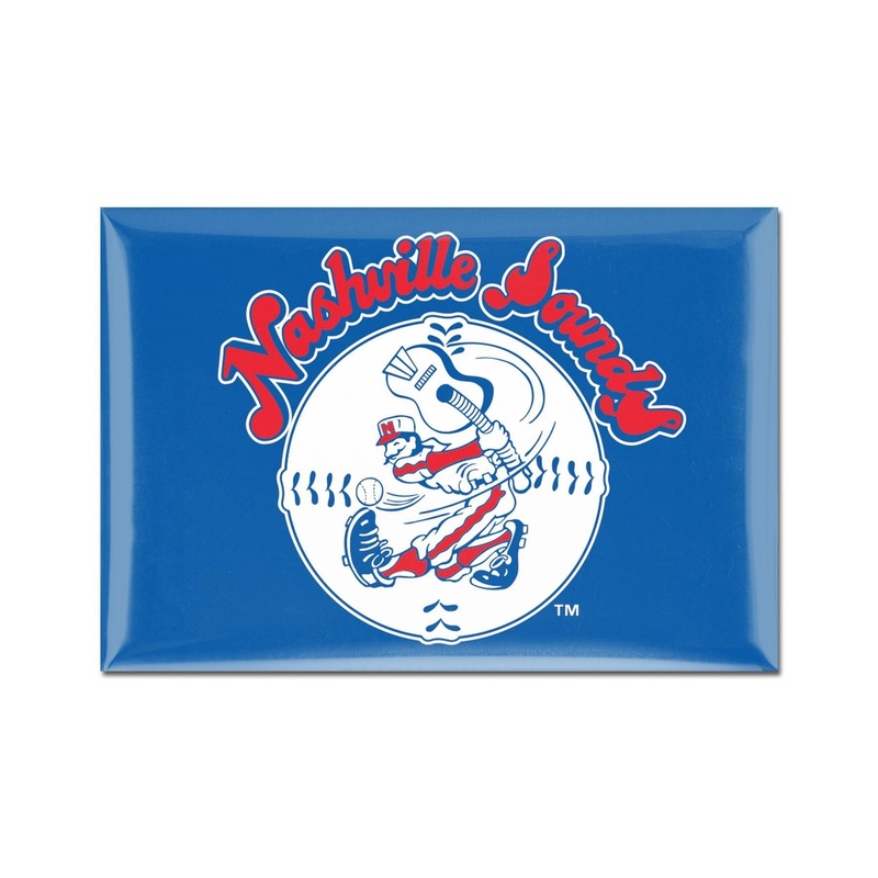 Nashville Sounds Throwback Logo 2×3 Magnet