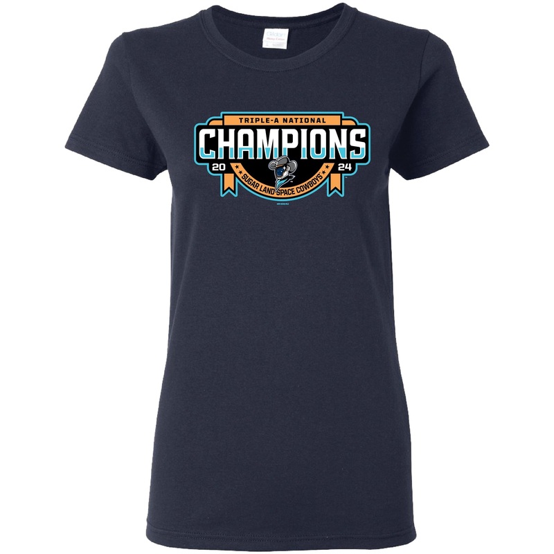 Sugar Land Space Cowboys Women’s Tee NATIONAL CHAMPS 2024