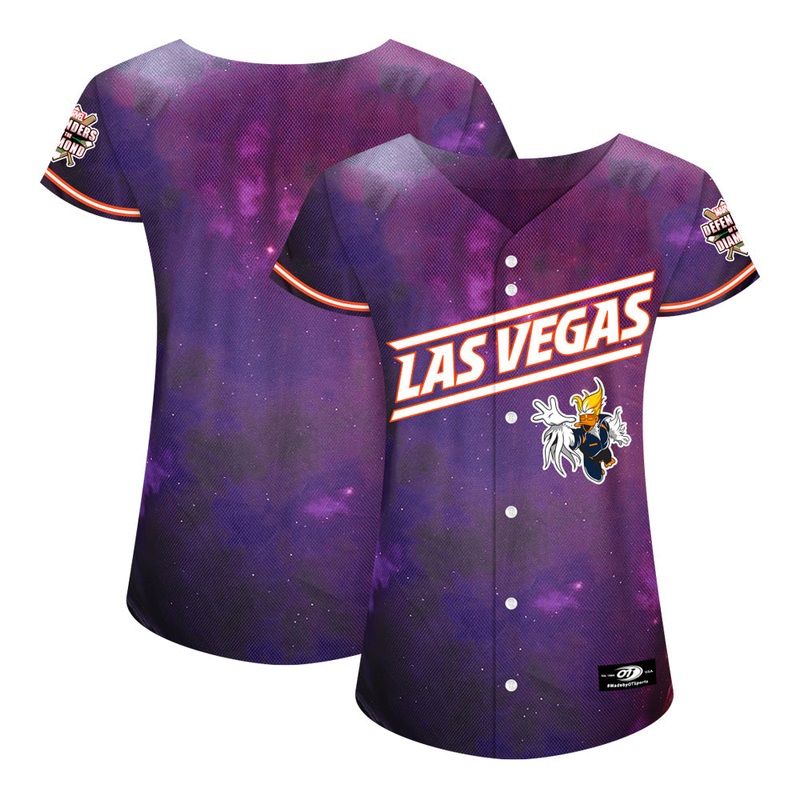 Women’s OT Sports Marvel’s Defenders of the Diamond Super Spruce Galaxy Jersey