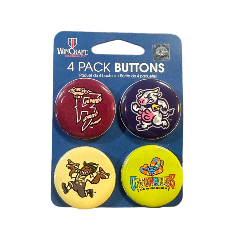 4-Pack Identity Buttons