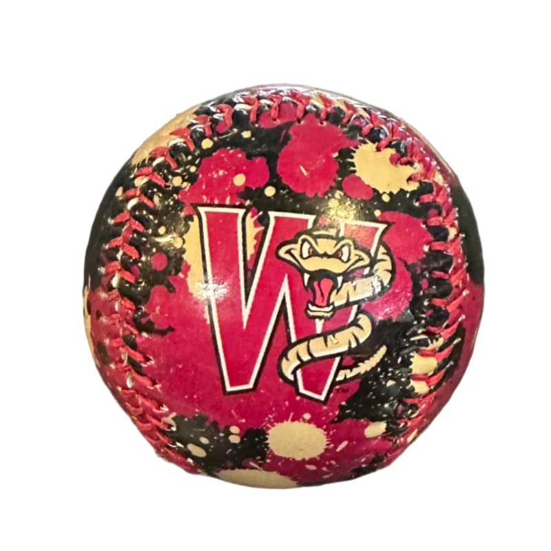 Wisconsin Timber Rattlers Paint Baseball