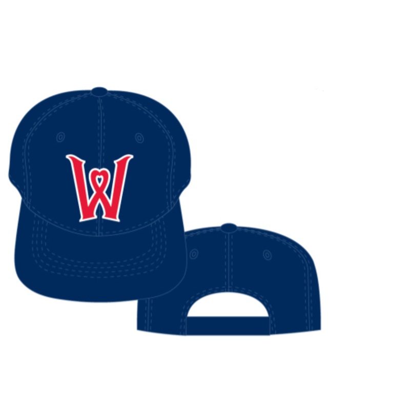 Worcester Red Sox Navy Heart W Replica Br Hat