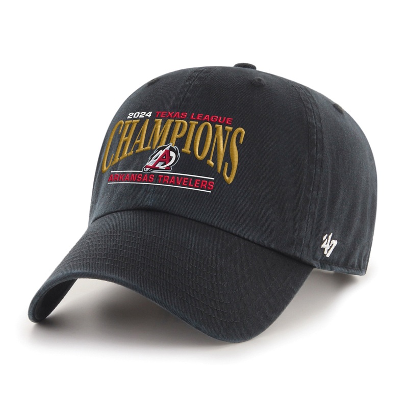 Arkansas Travelers ’47 Brand Clean Up TX League Champions 2024 Black Cap