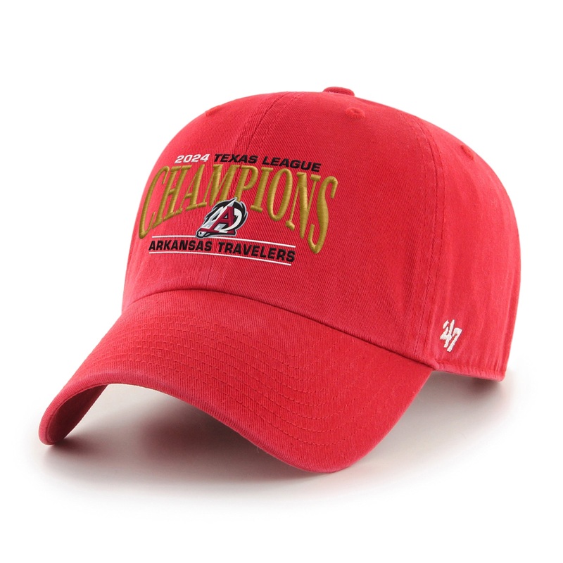 Arkansas Travelers ’47 Brand Clean Up TX League Champions 2024 Red Cap
