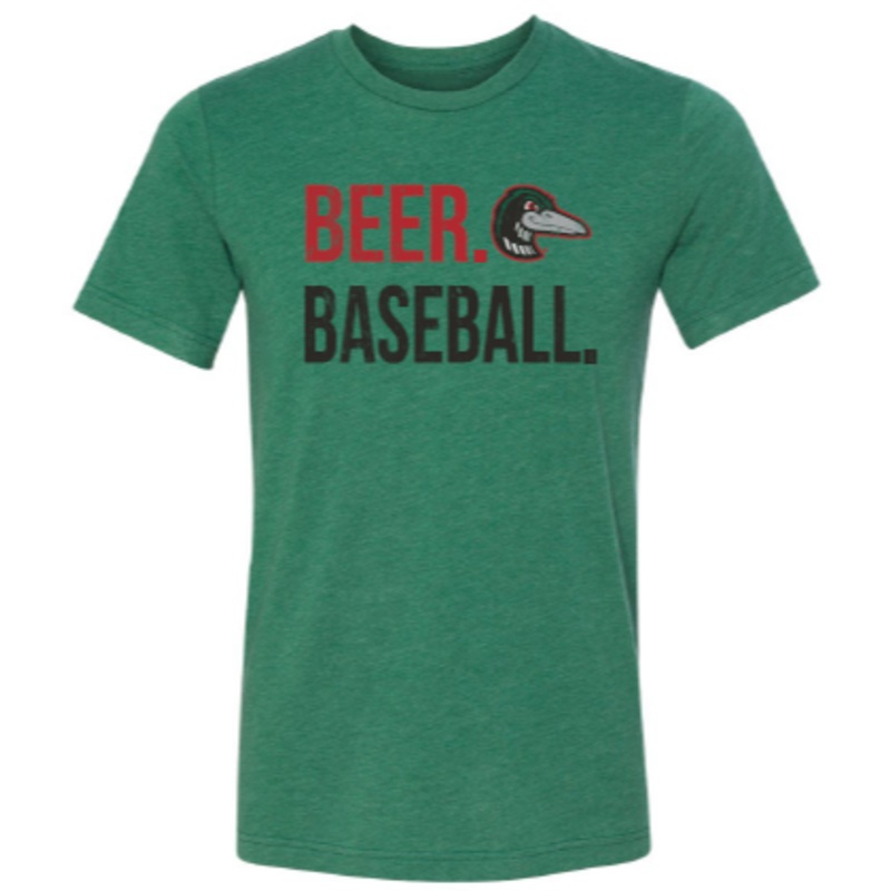 Great Lakes Loons 108 Stitches Beer & Baseball Tee