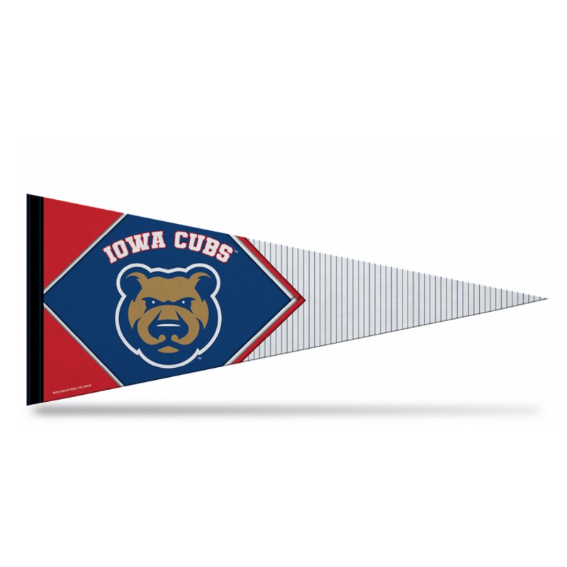 Iowa Cubs Home Pennant -Pinstripe