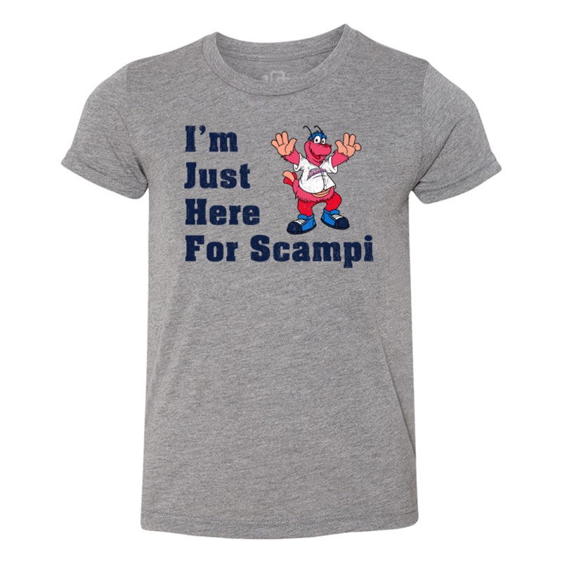 Jacksonville Jumbo Shrimp 108 Stitches I’m Just Here Youth Tee