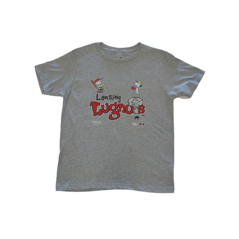 Lansing Lugnuts Youth Peanuts T-shirt