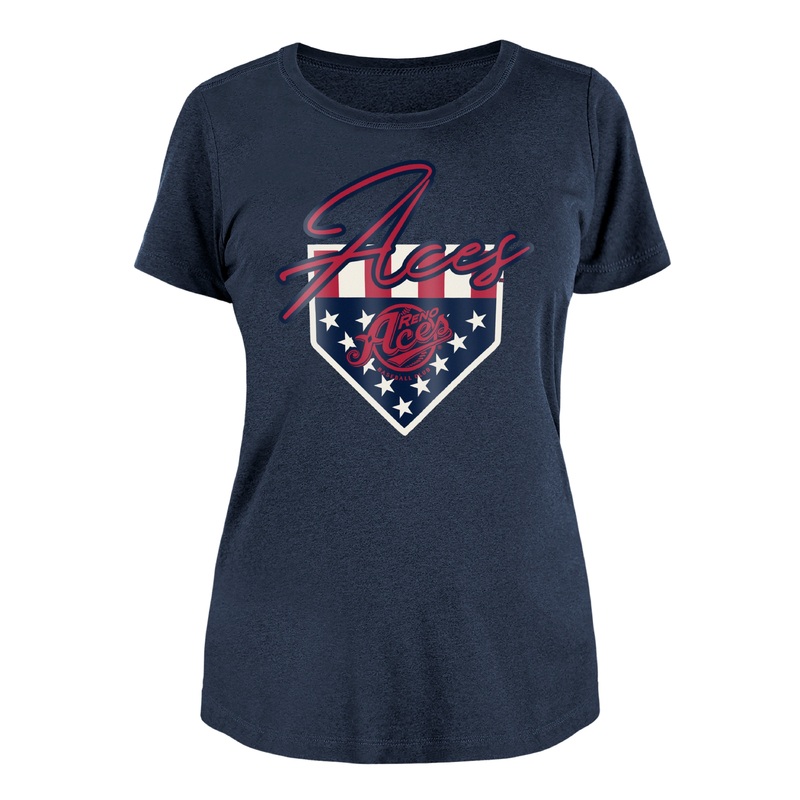 Reno Aces Ladies StarsNStripes Tee