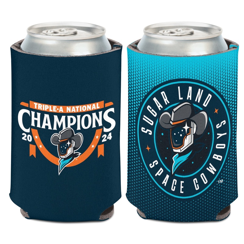 Sugar Land Space Cowboys Wincraft Can Cooler National Champs 2024