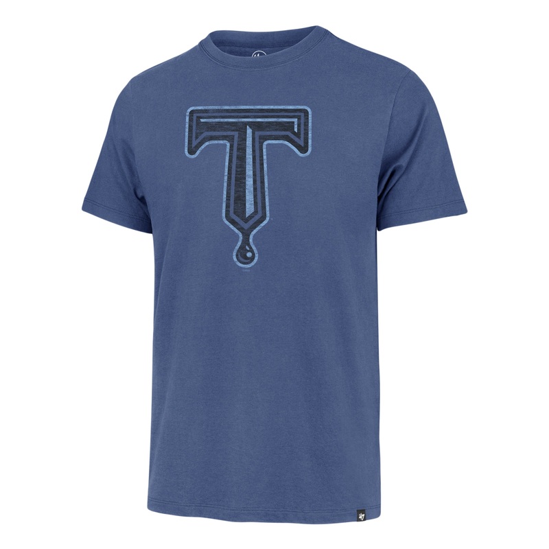 ’47 Brand Blue T Logo Franklin Tee