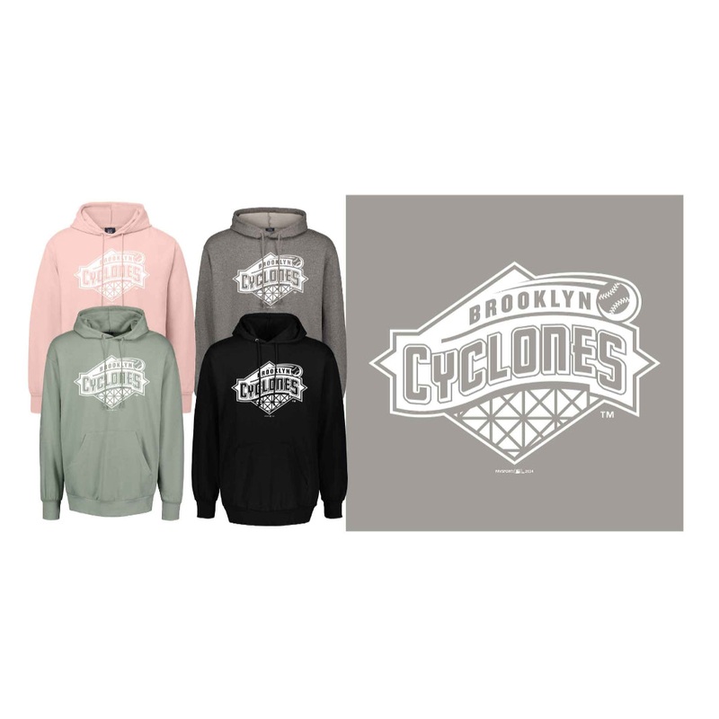Brooklyn Cyclones Primary Logo Hood