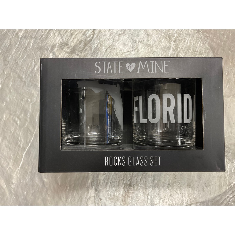 Drink Local Rocks Glass Set