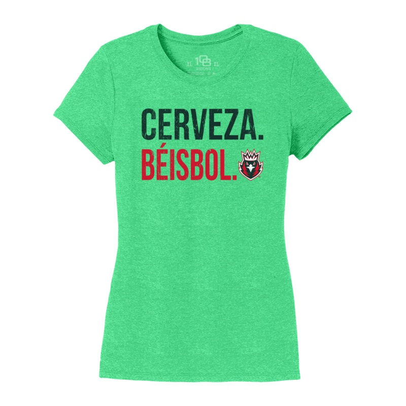 Los Naturales Women’s Cerveza. Beisbol Tee