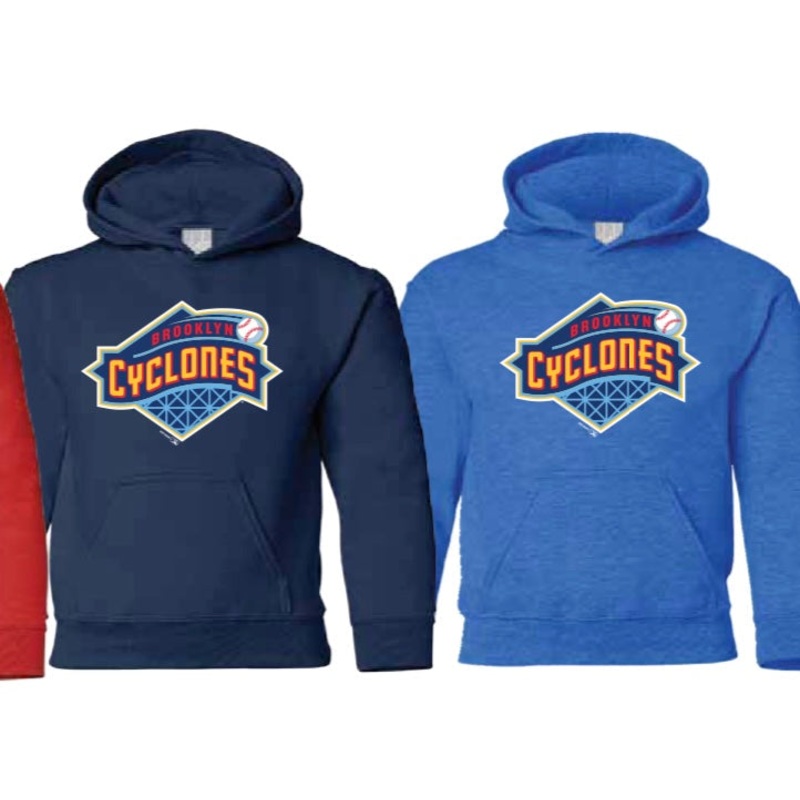 Youth Brooklyn Cyclones Primary Logo Hood