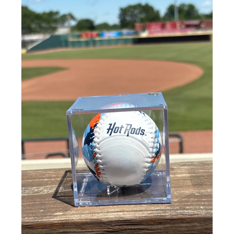 Blue Camouflage Baseball