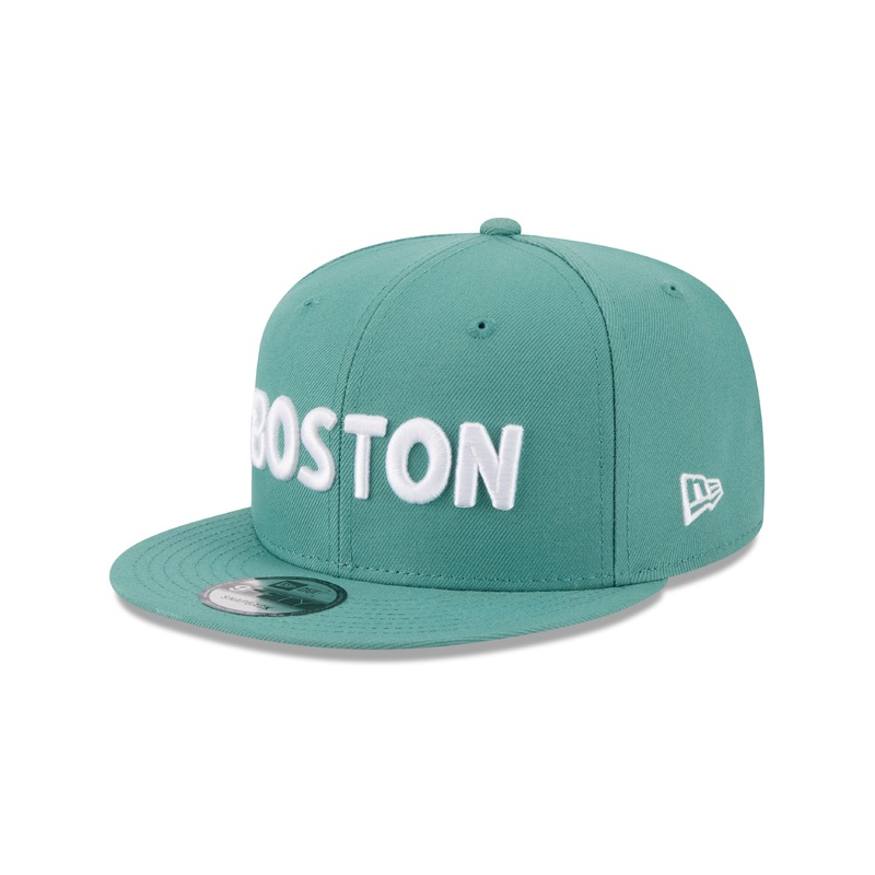 Boston Red Sox New Era Green 2025 City Connect BOSTON 9Fifty Snapback Hat