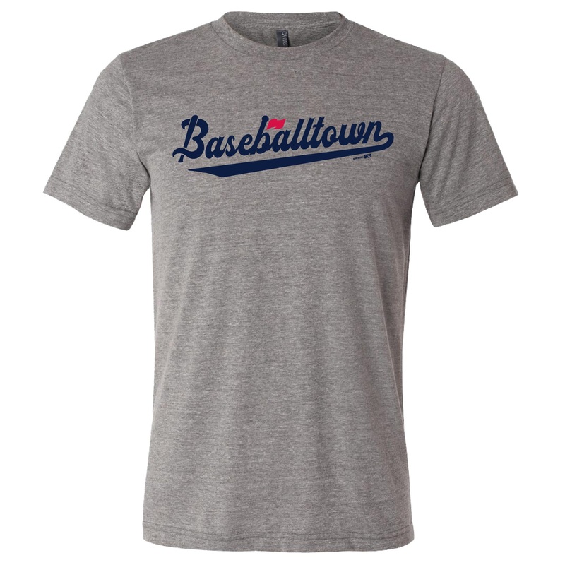Grey Men’s Tri-Blend Baseballtown Tee